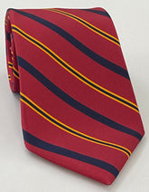 Modern Madder Print Stripe Silk Tie MMST-18